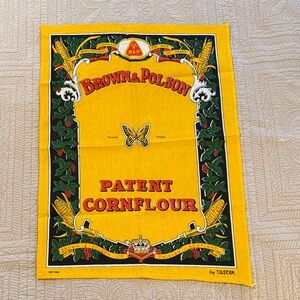 Vintage Brown & Polson Patent Cornflour Tea Towel NWOT